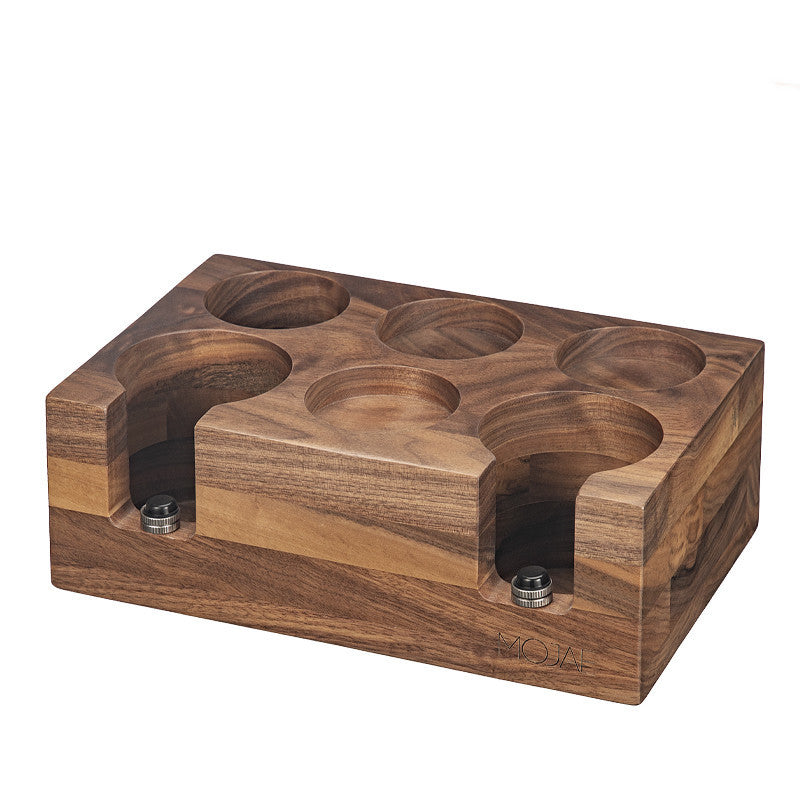 Wood Espresso Tamper Station - Coffee Distributor