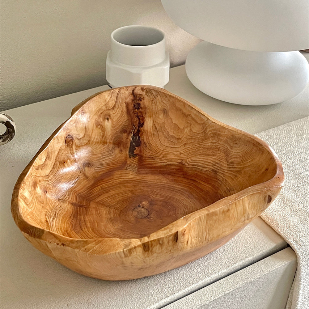 Wood Fruit Plate - Serving Dish Tableware