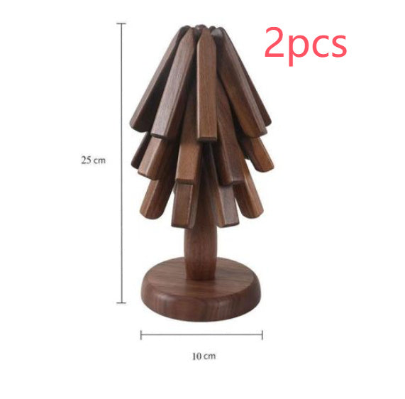 Black Walnut Table Decor - Tree Design Trivet