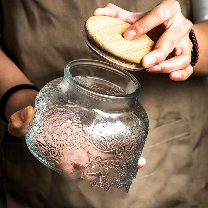 Airtight Glass Storage Jar - Food Storage