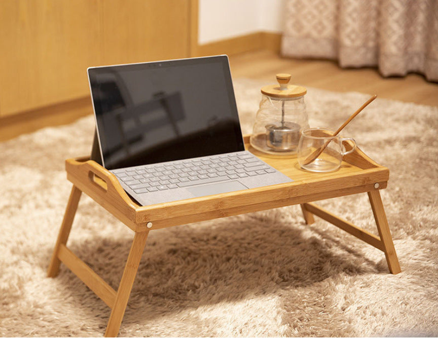 Wood Laptop Bed Table Tray - Portable Dinner Plate