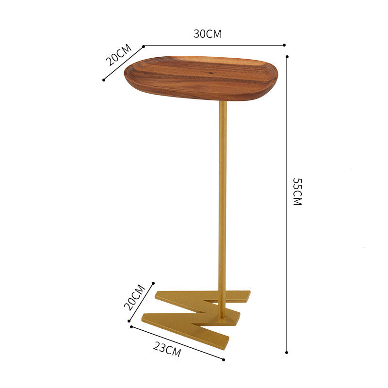 Wood Narrow Side Table - Small