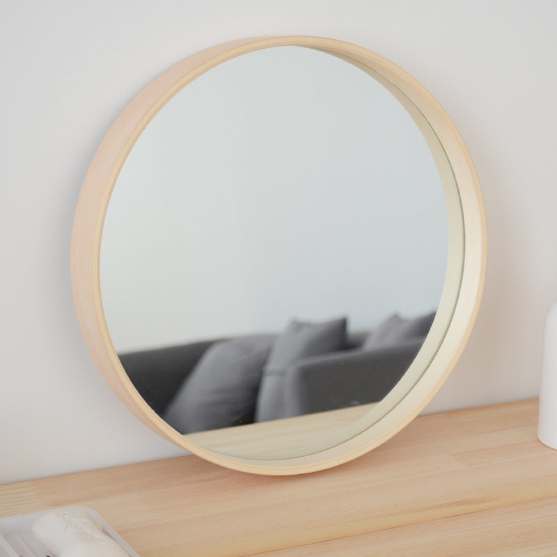 Wood Bathroom Mirror - Natural Log Wall Hanging
