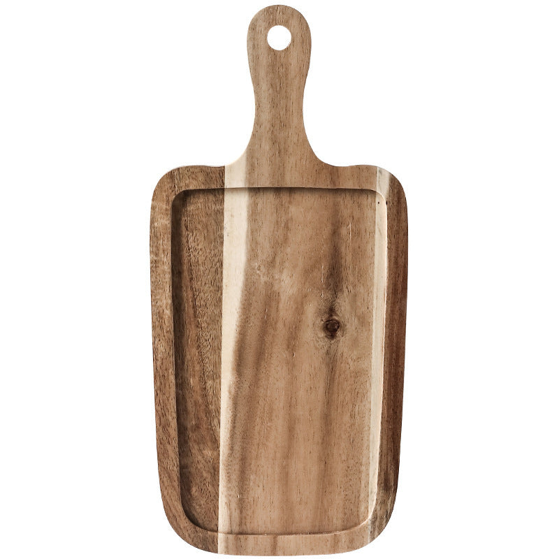 Wood Breakfast Cutlery Set with Serving Tray