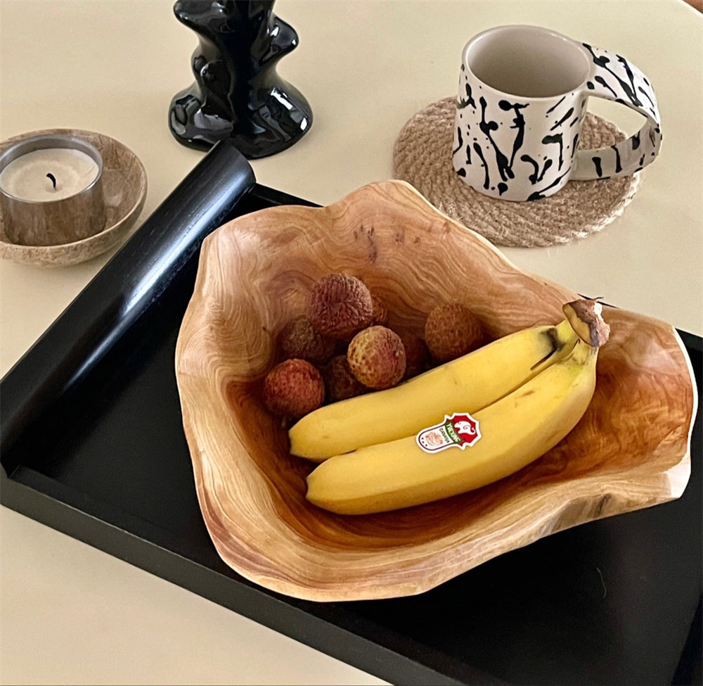 Wood Fruit Plate - Serving Dish Tableware