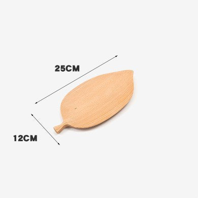 Wood Leaf Tray - Handmade Serving Platter