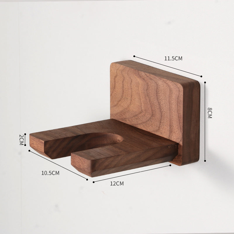 Wood Bathroom Storage Rack - Wall Mounted Shelves