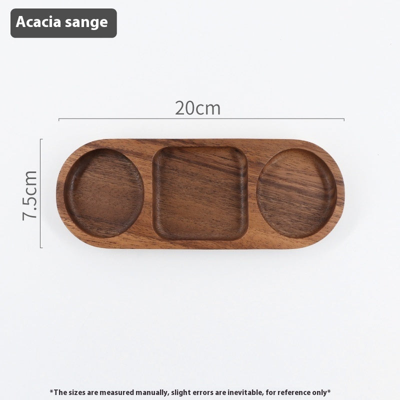 Japanese Wood Side Plate - Small Serving Dish