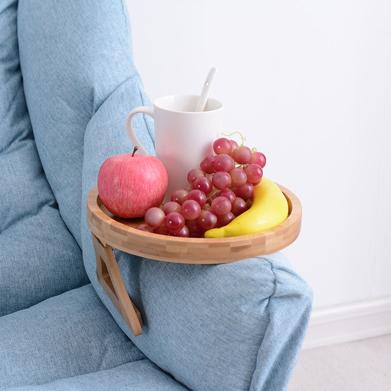 Bamboo Sofa Armrest Tray - Convenient Table