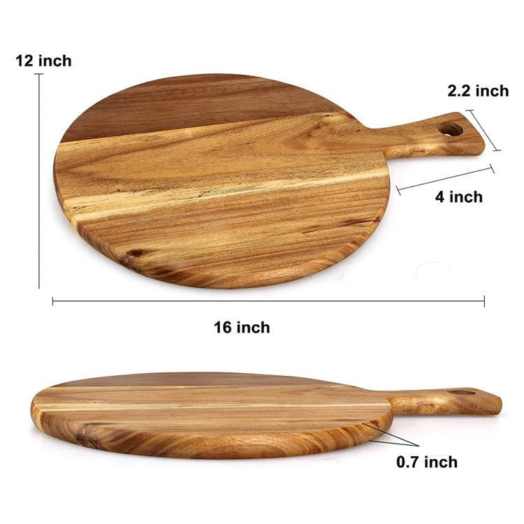 Acacia Wood Chopping Board & Pizza Tray