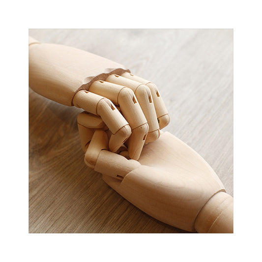 Lotus Wood Knuckle Hand Model - Movable Ornament