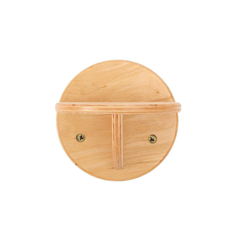 Wood Cat Wall Perch with Springboard - Scratching Post