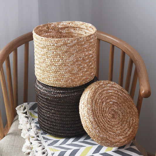 Woven Storage Basket - Versatile Home Organizer