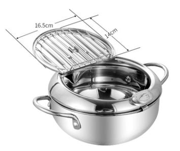 Stainless Fry Basket - Telescopic Folding