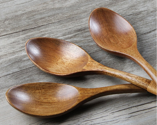 Wood Serving Spoon - Kitchen Utensil