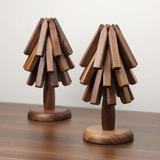 Black Walnut Table Decor - Tree Design Trivet