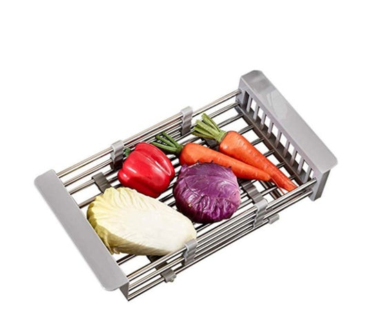 Stainless Steel Sink Drain Basket - Dish Drying