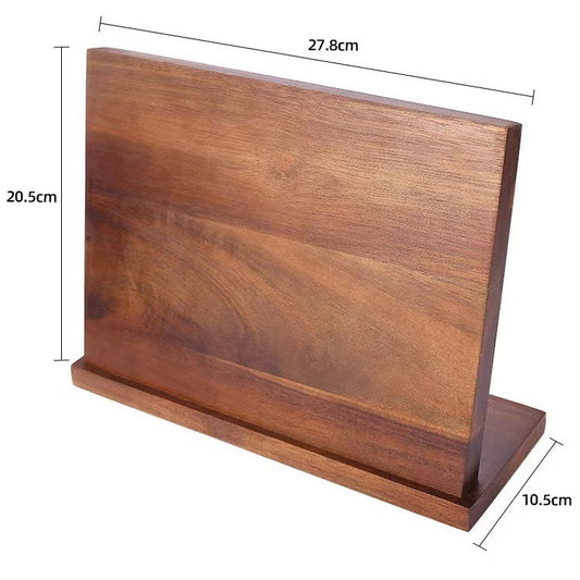 Wood Magnetic Knife Holder - Multifunctional Rack