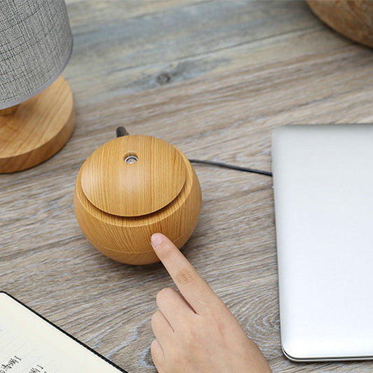 Wood Grain Mushroom Humidifier & Diffuser