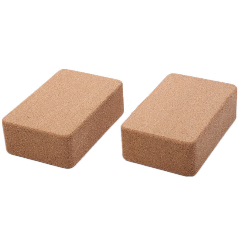 Cork Yoga Blocks - High Density Wooden Bricks