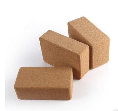 Cork Yoga Blocks - High Density Wooden Bricks