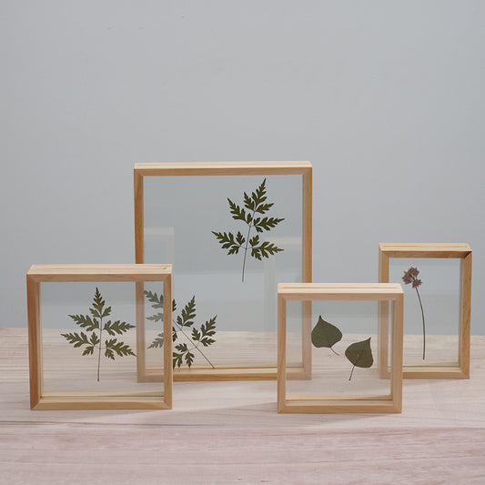 Wood Double-Sided Photo Frame - Wall Mount A4