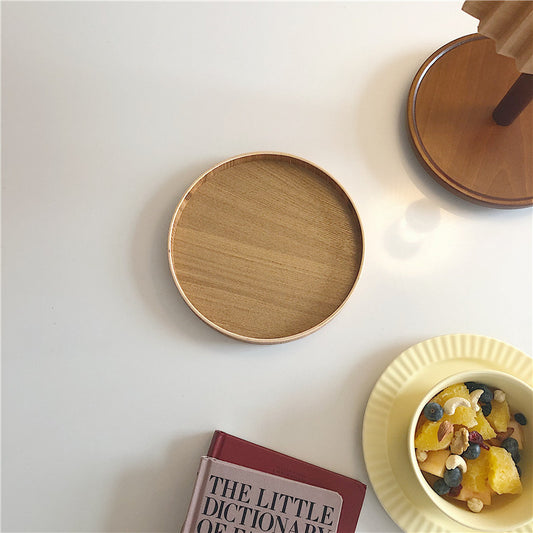 Wood Serving Tray - Round Versatile Platter