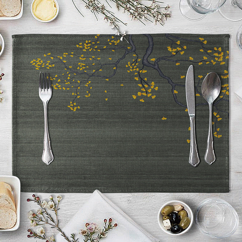 Plum Blossom Placemat/Coaster - Dining Table Decor