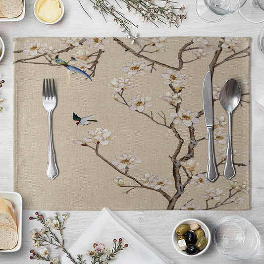 Plum Blossom Placemat/Coaster - Dining Table Decor