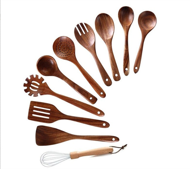 Acacia Wood Spatula Set - High Temp Cooking Utensils