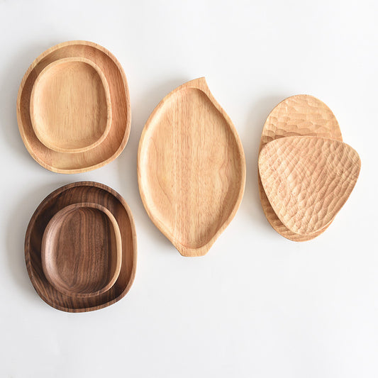 Wood Tea Plate - Simple Serving Tray