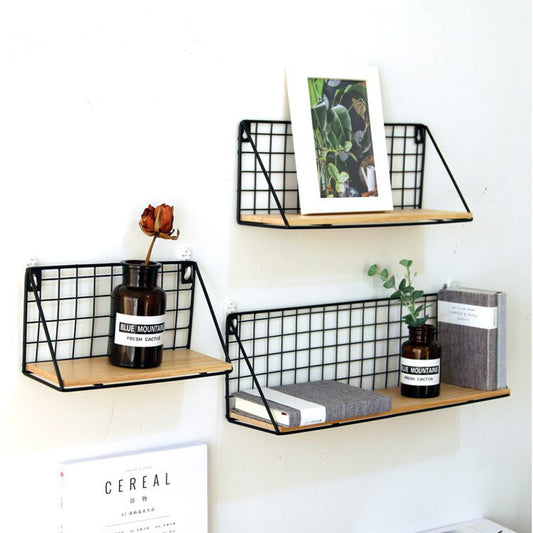 Japanese Iron Wall Basket - Metal Storage Organizer