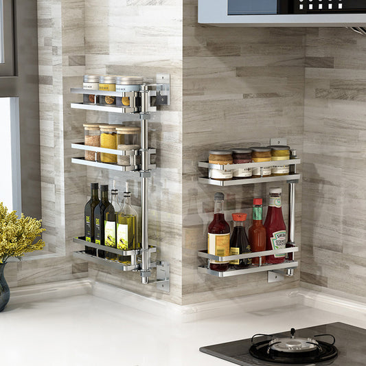 Punch-Free Kitchen Shelf - Wall Mounted Storage