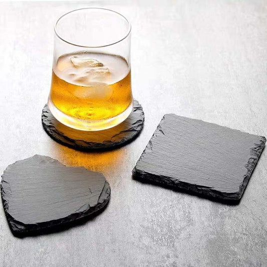 Rock Coaster Set - Natural Round Stone Teacup Mats