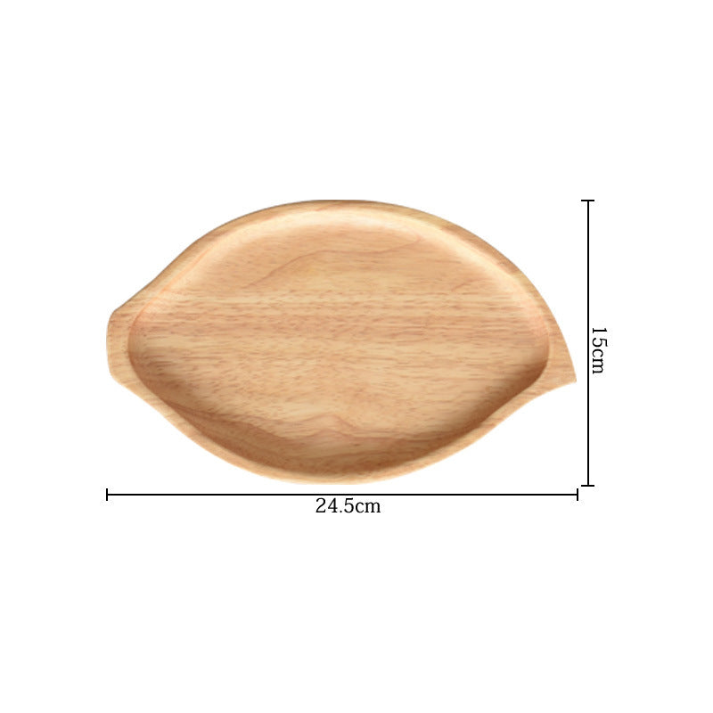 Wood Tea Plate - Simple Serving Tray