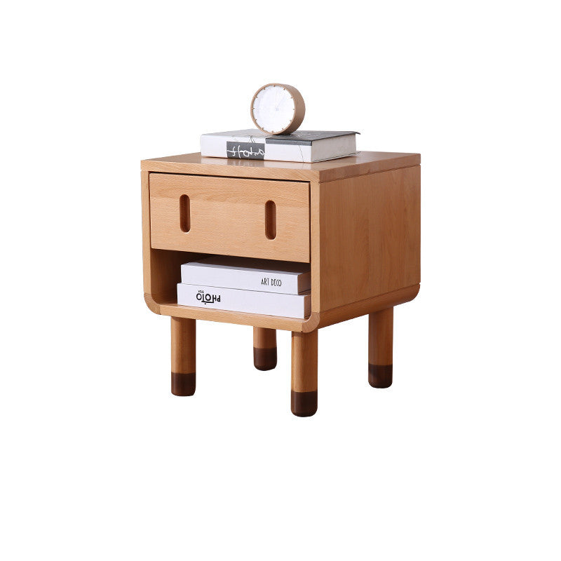 Wood Children's Bedside Table - Modern Storage