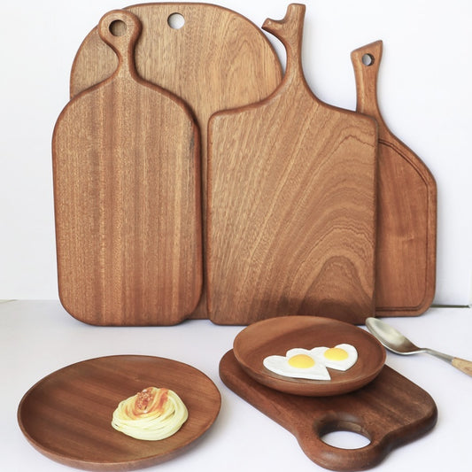 Wood Cutting Board - Durable Kitchen Chopping Block