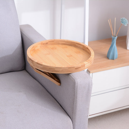 Bamboo Sofa Armrest Tray - Convenient Table
