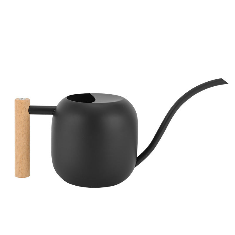 Stainless Watering Pot with Wood Handle - Garden Tool