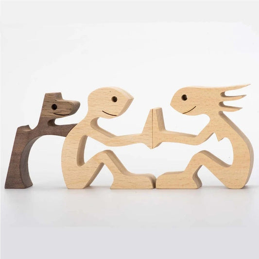 DIY Wood Figurine Sculpture - Unfinished Craft