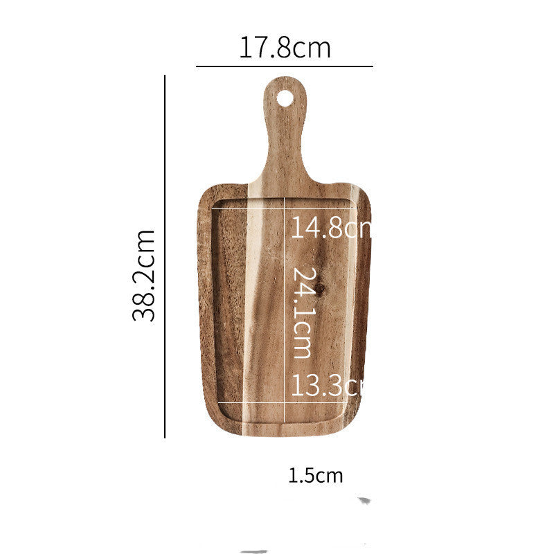 Wood Breakfast Cutlery Set with Serving Tray