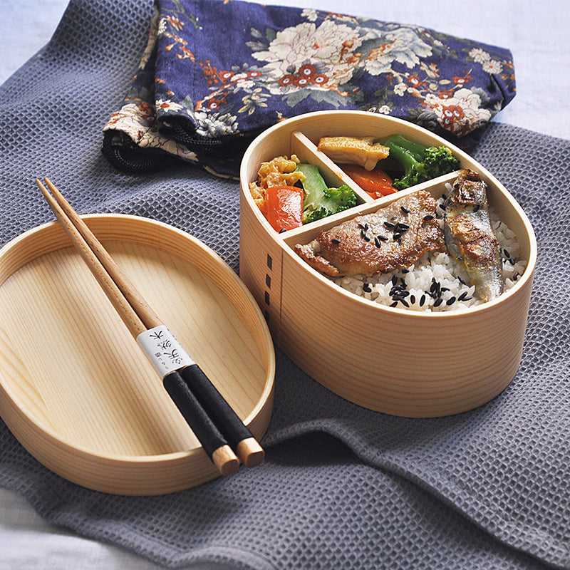 Wood Bento Box - Single Tier Lunch Container