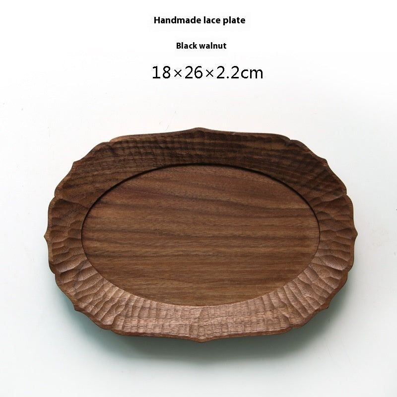 Japanese Wood Tea Trays - Handmade Serving Platters