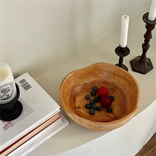 Wood Fruit Plate - Serving Dish Tableware