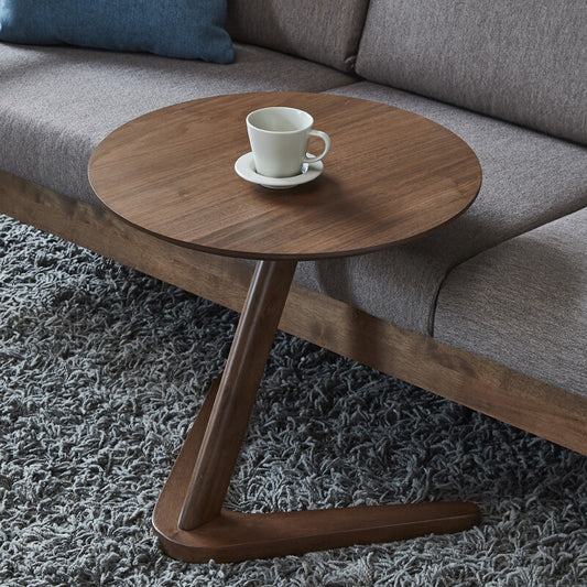 Nordic Wood Small Round Table - Multifunctional