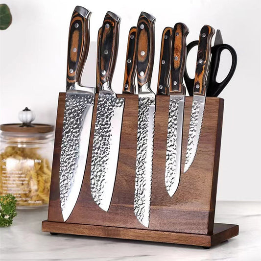 Wood Magnetic Knife Holder - Multifunctional Rack