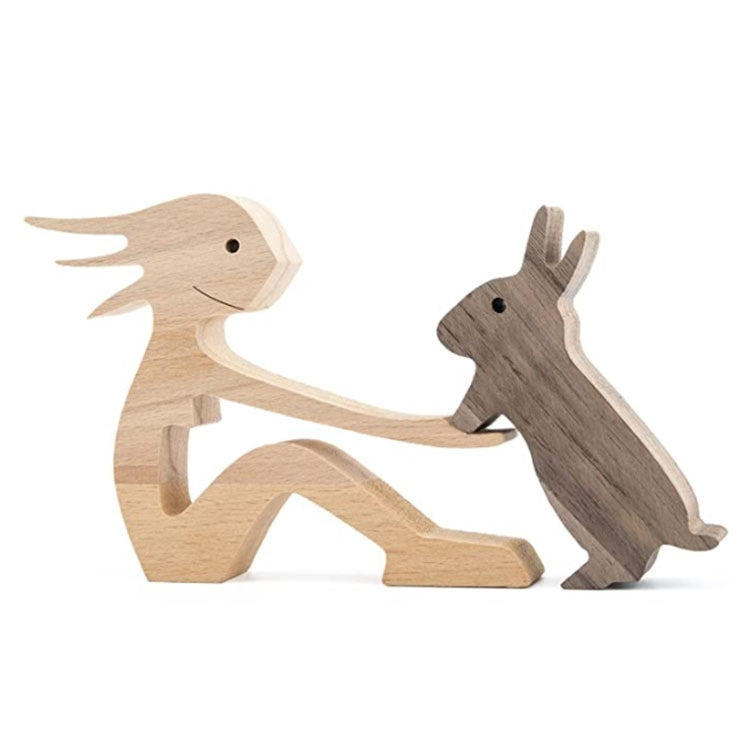 DIY Wood Figurine Sculpture - Unfinished Craft