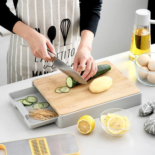 Bamboo Chopping Board - Durable Kitchen Cutting Board