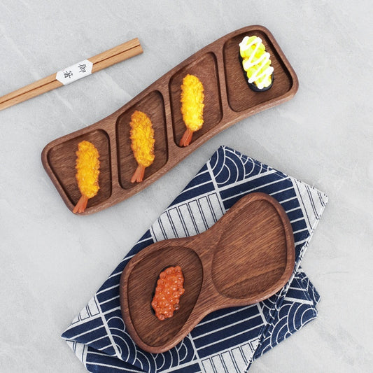 Japanese Wood Side Plate - Small Serving Dish