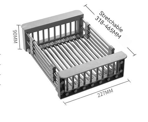 Stainless Steel Sink Drain Basket - Dish Drying